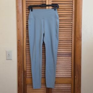 EUC Peloton Women's Green High Rise Leggings Size Medium